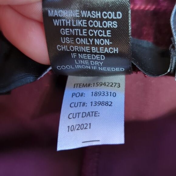 Torrid Pull-On Relaxed Taper Velvet High-Rise Pant sz 1 - Picture 7 of 10